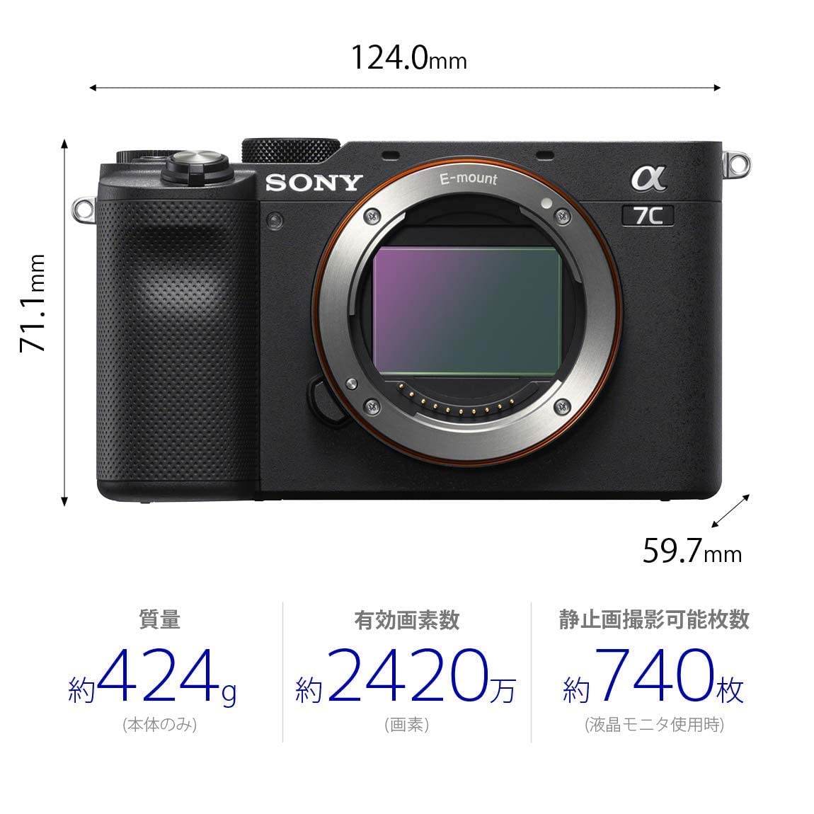 Amazon | SONY(ソニー) フルサイズ ミラーレス一眼カメラ α7C ズーム
